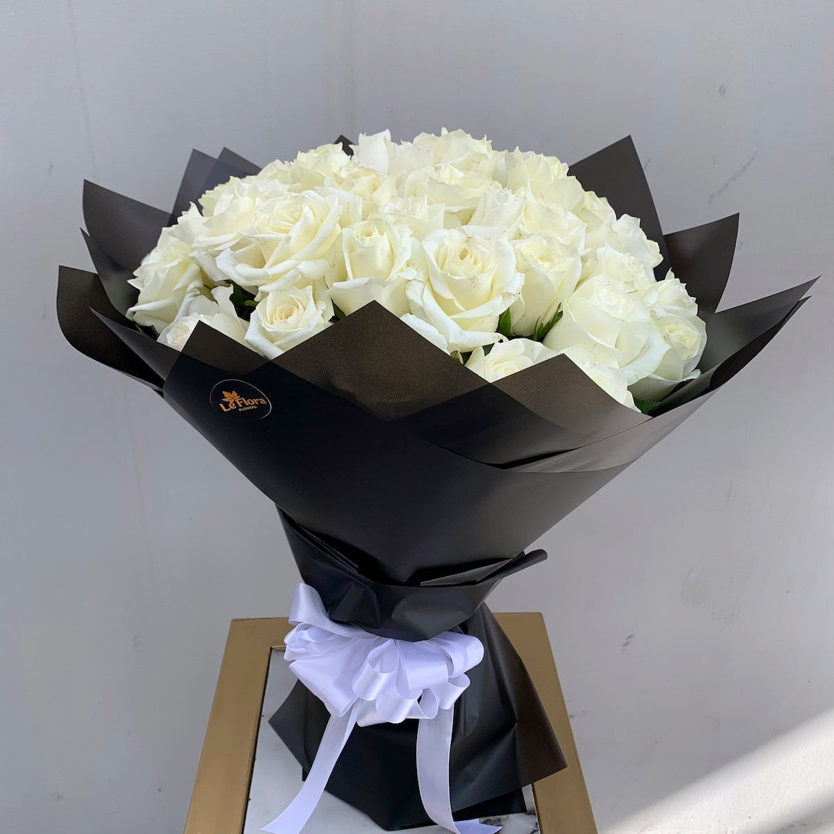 White Roses Harvest Bouquet
