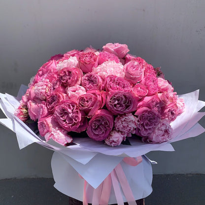 Think of Pink Roses Bouquet