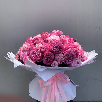 Think of Pink Roses Bouquet