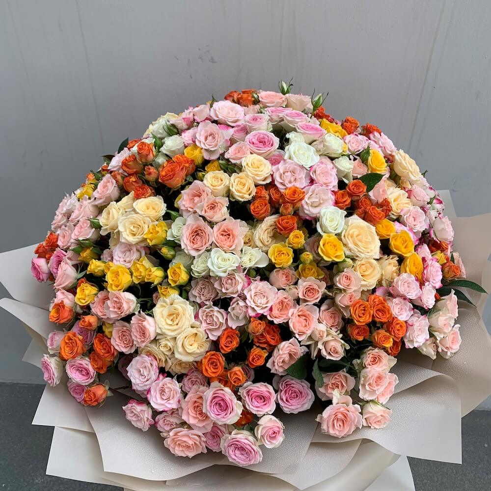 Rainbow of Love Roses Bouquet