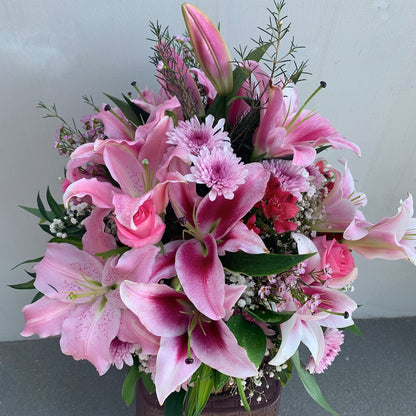 Pinky Pink Flower Arrangement