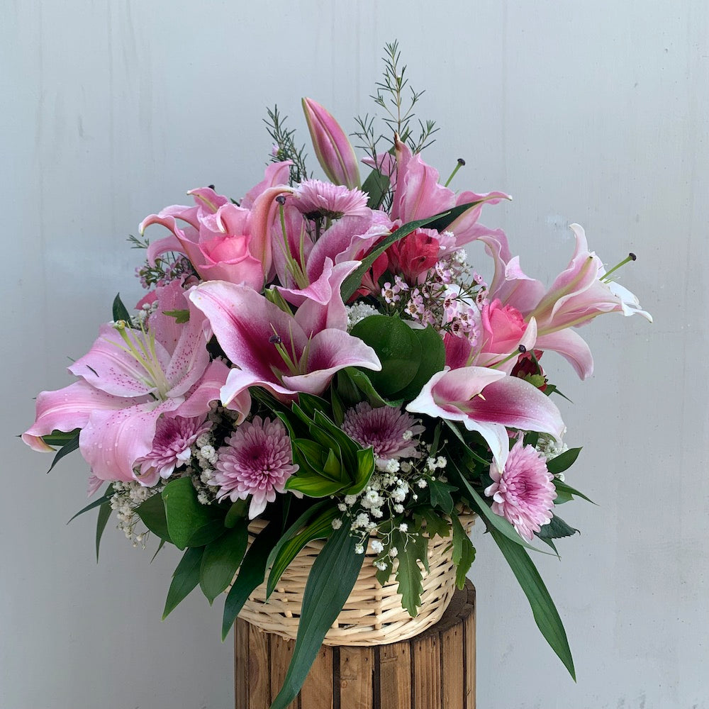 Pinky Pink Flower Arrangement