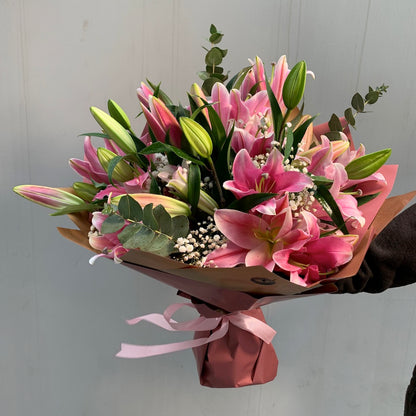 Pink Lily Bouquet