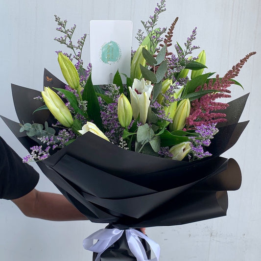 Secret Admirer Lilies Bouquet