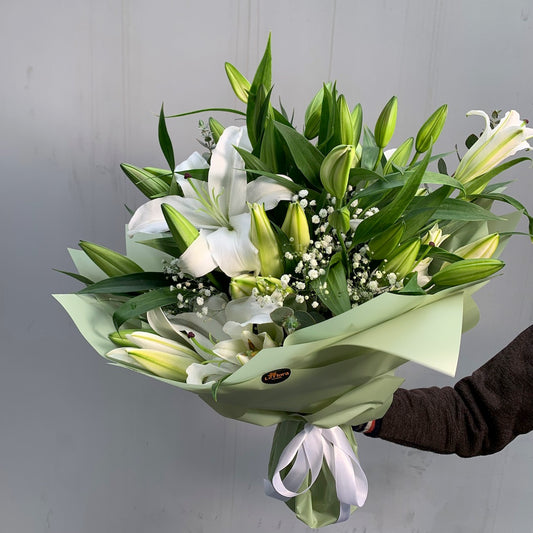 White Lily Bouquet