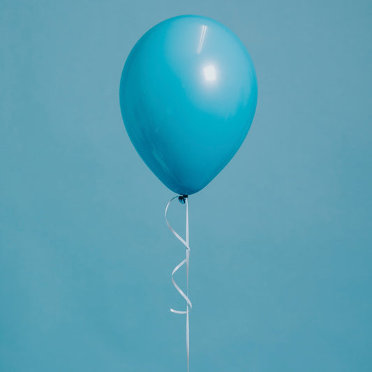 Blue Helium Balloon